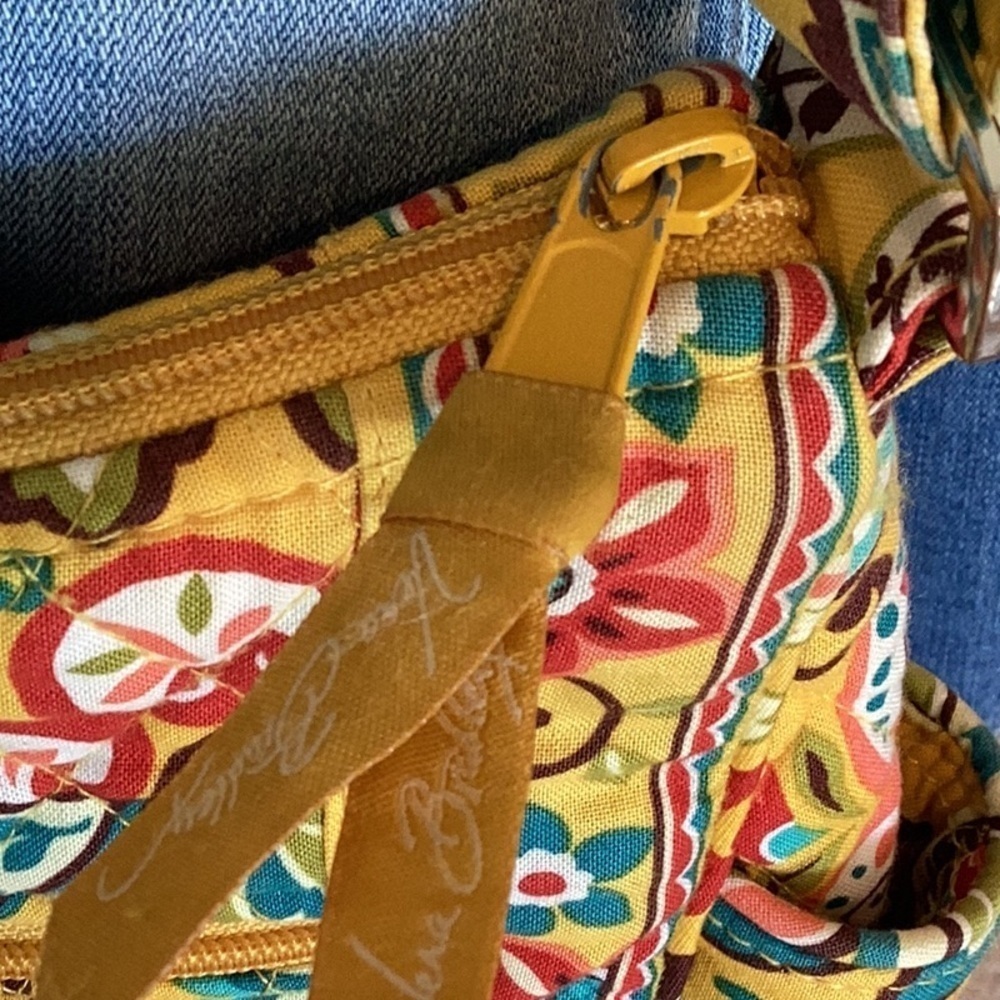 Vera Bradley Retired Yellow Provencal Pattern Shoulder bag, Purse or Crossbody - Picture 8 of 16